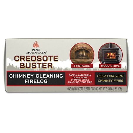 B & K Pine Mountain Creosote Buster Fire Log 1.5 hr 1 pk 3.5 lb, PK5 525-160-881